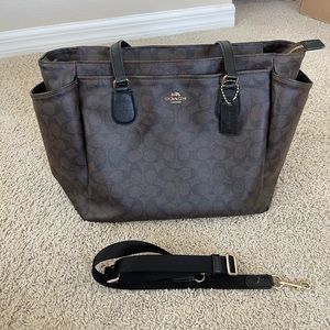 Coach diaper bag